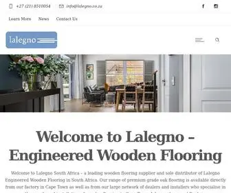 Lalegno.co.za(Engineered Wooden Flooring) Screenshot