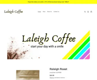 Laleighcoffee.com(Laleigh Coffee) Screenshot