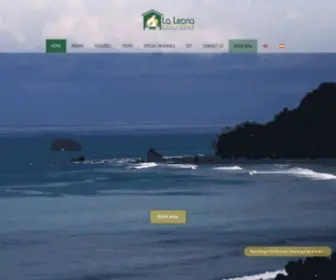 Laleonaecolodge.com(La Leona Ecolodge) Screenshot