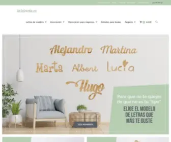 Laletreria.es(Letras de madera para decorar ✅) Screenshot