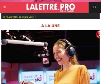 Lalettre.pro(La Lettre Pro de la Radio & des Médias) Screenshot