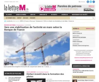 Lalettrem.fr(La Lettre M) Screenshot