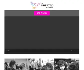 Lalibertadavanza.com.ar(La Libertad Avanza) Screenshot