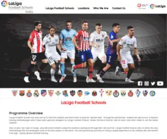 Laligafootballschoolsindia.com(LALIGA FOOTBALLSCHOOLS AT HOME) Screenshot