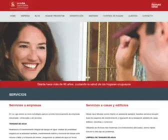 Laligasanitaria.com.uy(La Liga Sanitaria protege la calidad de vida de los uruguayos) Screenshot