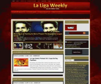 Laligaweekly.com(La Liga Weekly) Screenshot