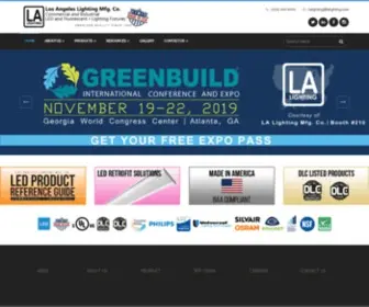 Lalighting.com(MADE IN AMERICA COMMERCIAL & INDUSTRIAL STANDARD & CUSTOM FIXTURES) Screenshot