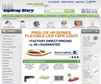 LalightingStore.com(Lighting Store Online) Screenshot