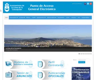 Lalinea.es(Ayuntamiento de La L) Screenshot