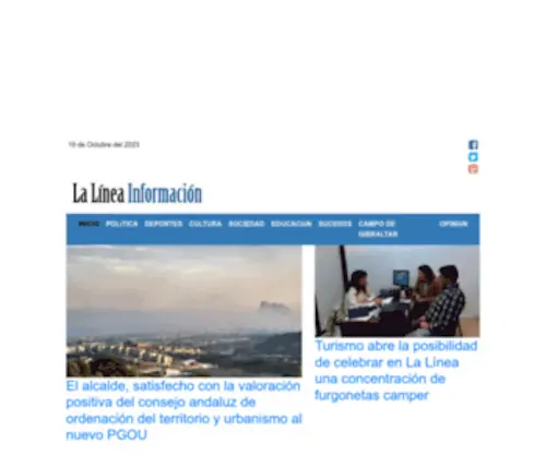 Lalineainformacion.es(Noticias de última hora sobre la actualidad en La Línea de la Concepción) Screenshot