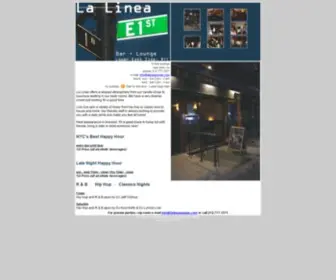 Lalinealounge.com(La Linea Bar) Screenshot