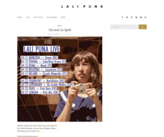 Lalipuna.de(Lali Puna) Screenshot