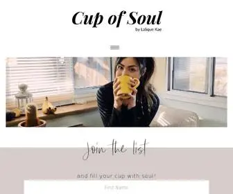 Laliquekae.com(Cup of Soul) Screenshot