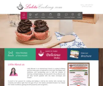 Lalitacooking.com(Lalita Cooking Classes) Screenshot