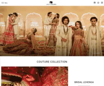 Lalitdalmia.in(Bridal Designers in Delhi) Screenshot