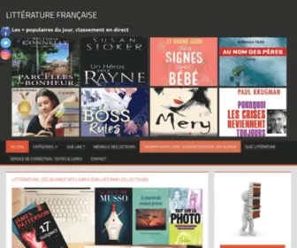 Lalitterature.net(Littérature) Screenshot