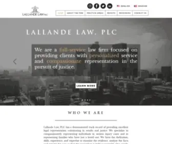 Lallandelaw.com(Lallandelaw) Screenshot