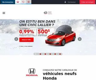 Lallierhondahull.com(Lallier Honda Hull) Screenshot