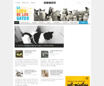 Lalocadelosgatos.com(La Loca de los Gatos) Screenshot