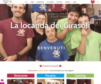 Lalocandadeigirasoli.it(Ristorazione inclusiva) Screenshot