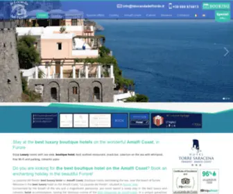 Lalocandadelfiordo.it(La Locanda del Fiordo Hotel in Costiera Amalfitana a Furore) Screenshot