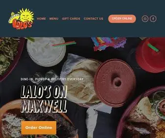 Lalosonmaxwell.com(Lalo's on Maxwell Street) Screenshot