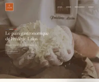 Lalosparis.com(Le pain gastronomique de Frédéric Lalos) Screenshot