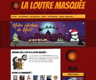 Laloutremasquee.com(Bienvenue sur le site de la Loutre Masquée) Screenshot