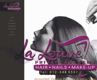 Lalouve.co.za(Lalouve Private Hair Academy) Screenshot