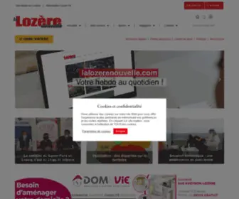 Lalozerenouvelle.com(La Lozère Nouvelle : L'actualité et l'Information en Lozère (48)) Screenshot