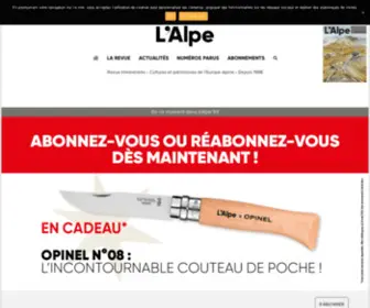 Lalpe.com(Revue L'Alpe) Screenshot