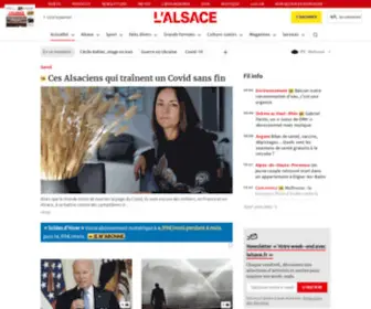 Lalsace.fr(Toute l'info avec le quotidien l'Alsace) Screenshot