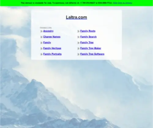 Laltra.com(The Leading L Altra Site on the Net) Screenshot