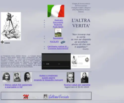 Laltraverita.it(My Web site) Screenshot