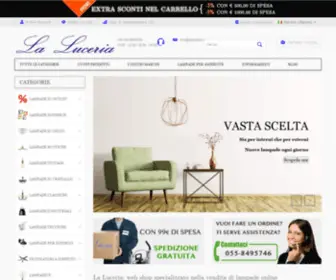 Laluceria.it(Vendita Lampadari Online ed illuminazione a Prezzi Scontati) Screenshot