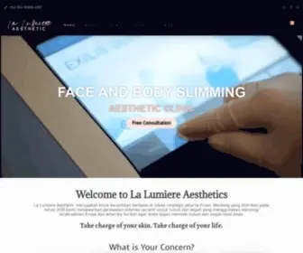 Lalumiere-Aesthetics.com(La Lumiere Aesthetics) Screenshot