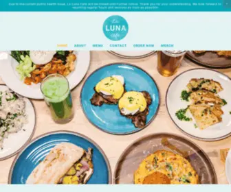 Lalunapdx.com(La Luna Cafe) Screenshot
