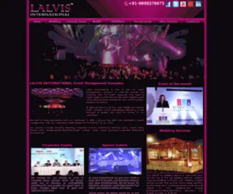 Lalvis.com(Event Management Company In Delhi) Screenshot