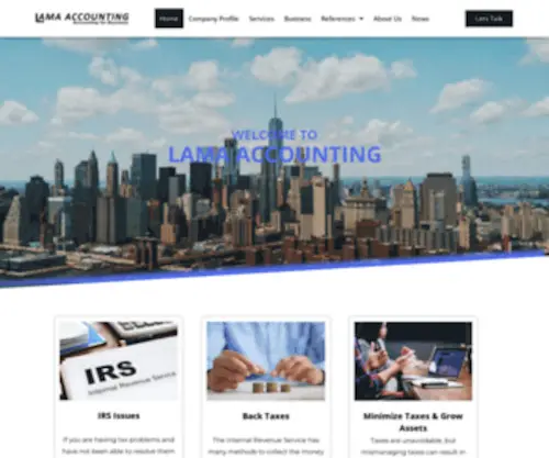 Lamaaccounting.com(Lama Accounting) Screenshot