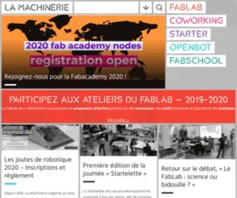 Lamachinerie.org(Tiers-lieu) Screenshot