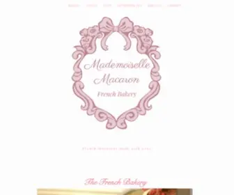 Lamademoisellemacaron.com(La Mademoiselle Macaron) Screenshot