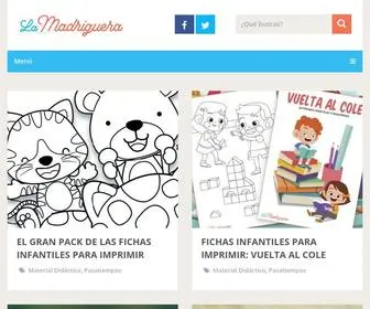 Lamadriguera.es(Juegos educativos y recursos didacticos) Screenshot