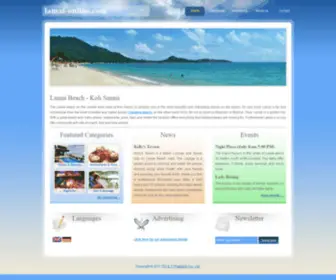 Lamai-Online.com(Lamai beach Koh Samui information news events restaurants and hotels) Screenshot