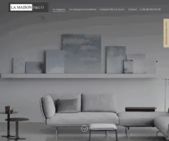 Lamaison-Deco.fr(Magasin de meubles design et décoration d'intérieur à Champagne au Mont d'Or) Screenshot