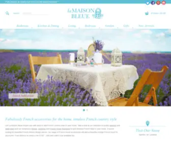 Lamaisonbleue.co.uk(French Homeware and Accessories) Screenshot