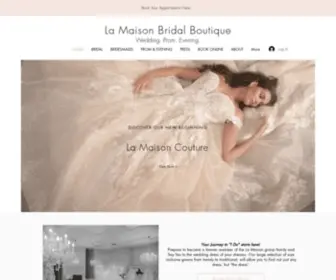 Lamaisonbridal.com(La Maison Bridal Boutique) Screenshot