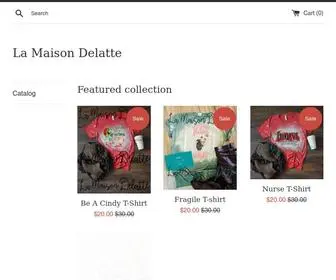 Lamaisondelatte.com(La Maison Delatte) Screenshot