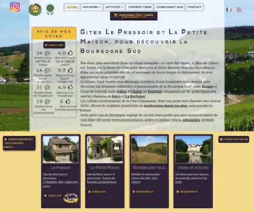 Lamaisondezelie.net(Gite Bourgogne Chalon sur Saone) Screenshot