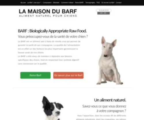 Lamaisondubarf.fr(Barf) Screenshot