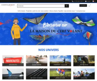 LamaisonducerfVolant.com(Maison du Cerf Volant) Screenshot